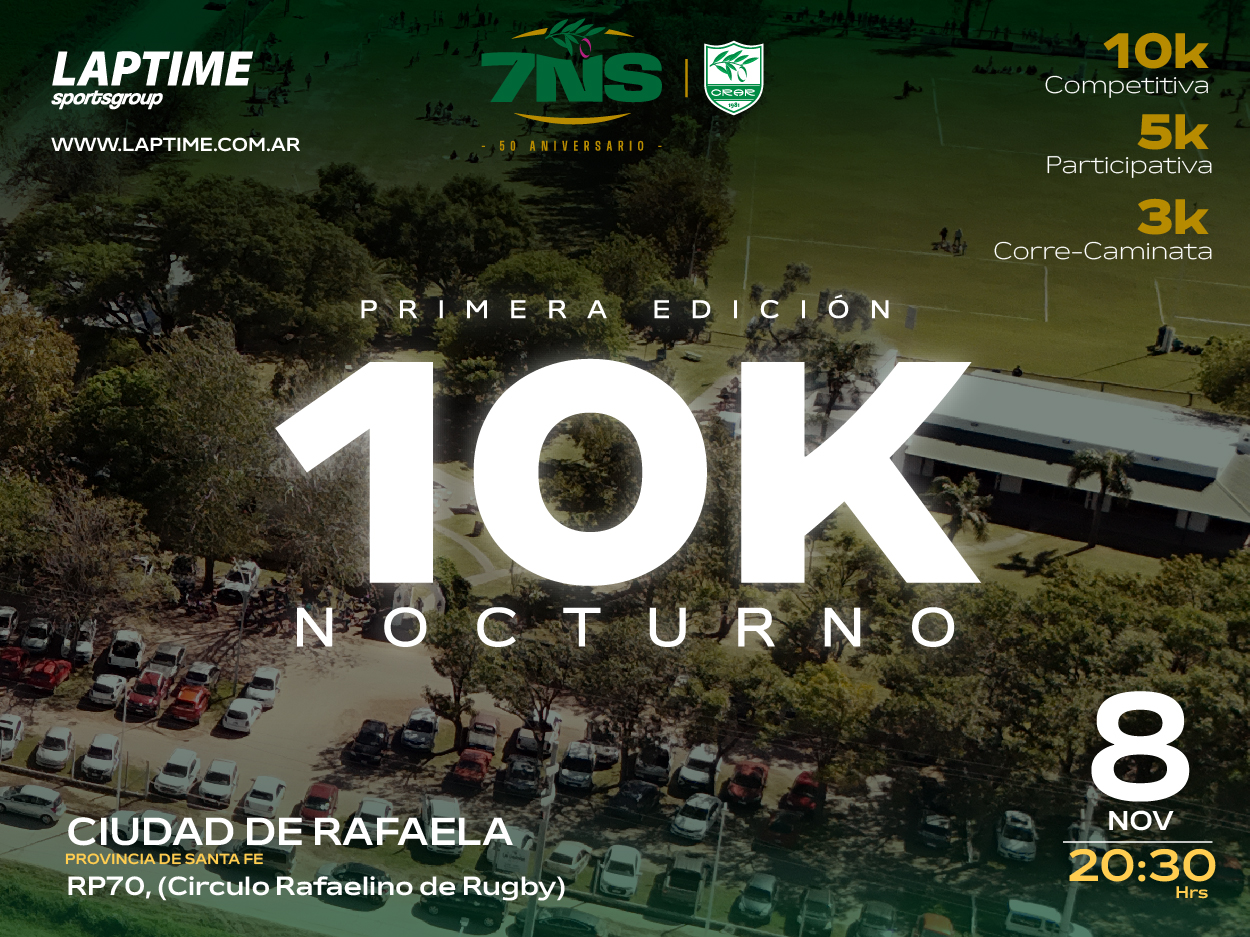 10K NOCTURNOS 50° ANIVESRARIO CRAR RAFAELA 2025